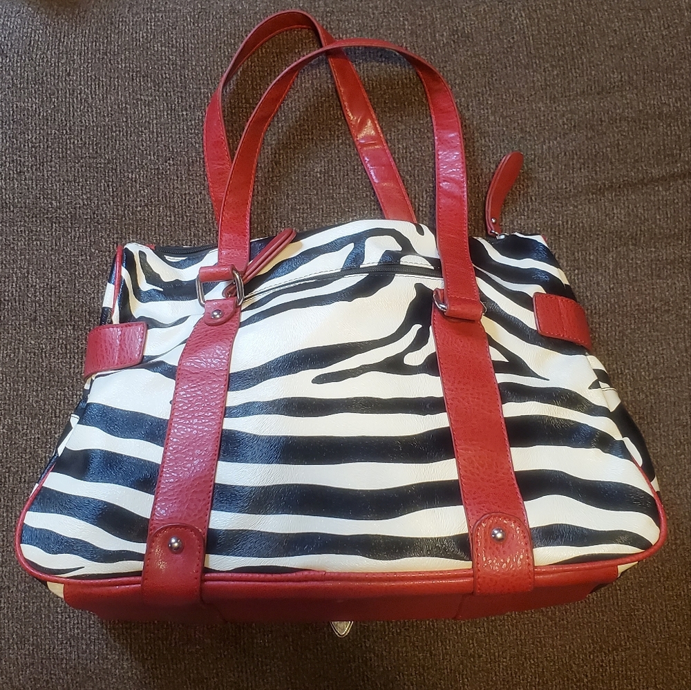 Red Zebra Purse - Picture 5 of 5